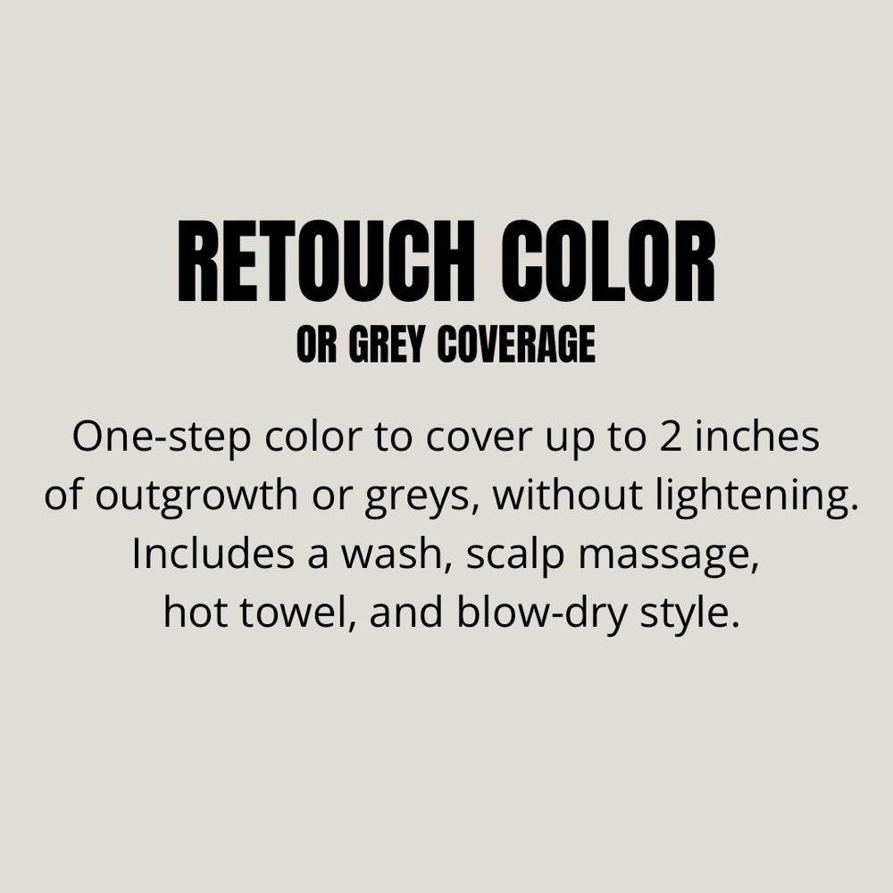 Retouch Color/Grey Coverage