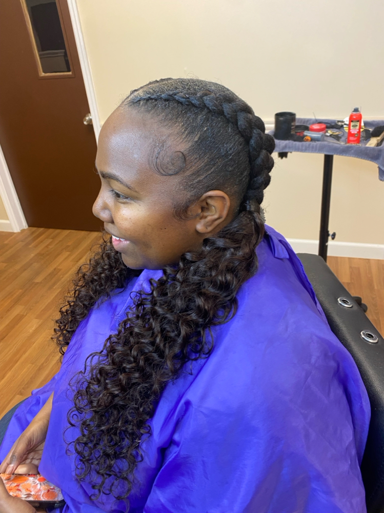 2 Braids & Pony
