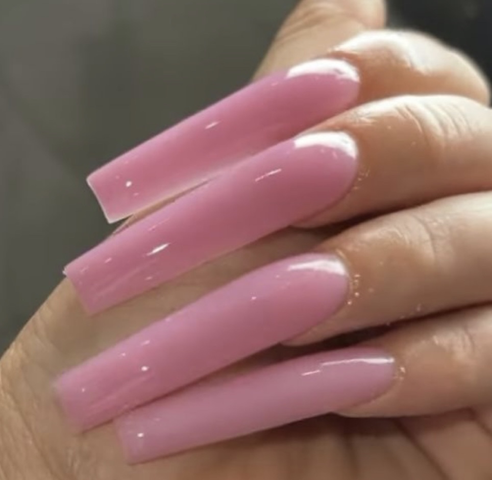 Full Set of Extra Long Acrylic Nails
