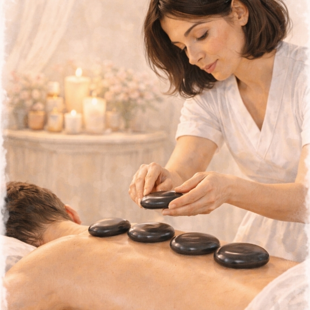 Hot Stone at Massage by Brenda in Downey, CA