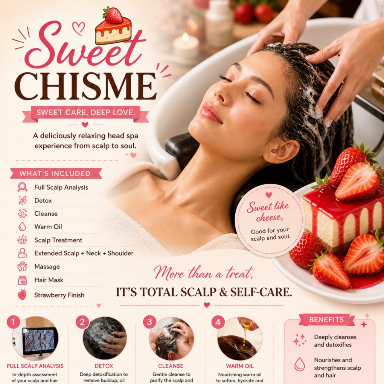 Sweet Chisme  | Head Spa | at Cataleya's Nail Salon and Boutique in Phoenix, AZ