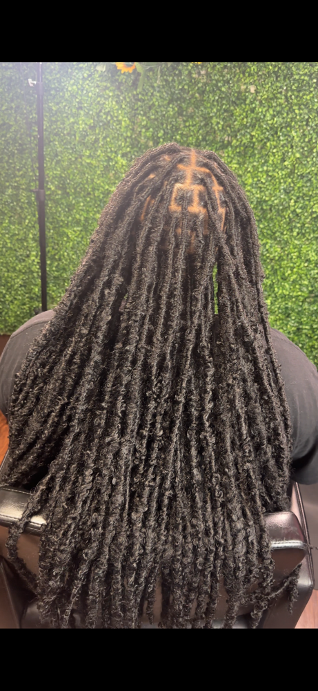 Distressed /textured Locs