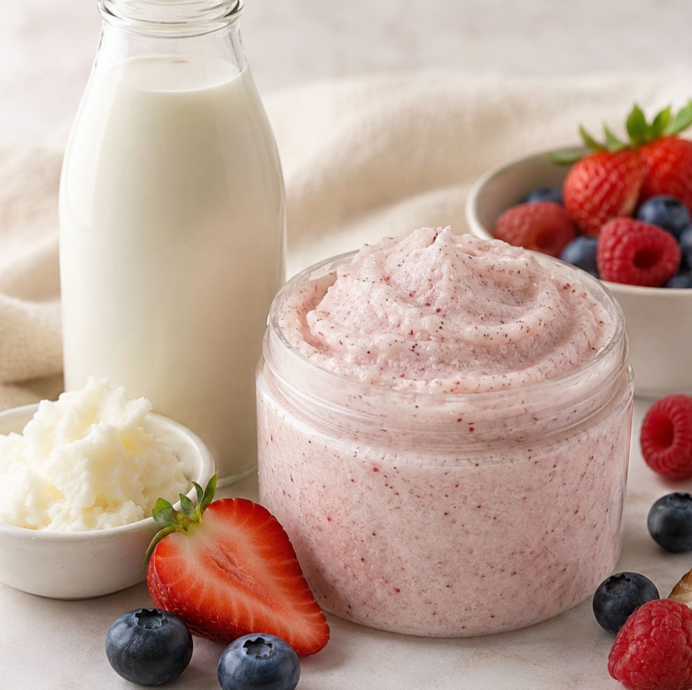 AHA Milk & Fruit Body Polish at Back In Balance Massage Therapy in Calera, AL