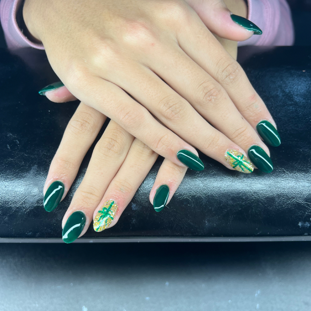 Gel X Set & Two Finger Design at Brooklynn Garrison in My Orab, OH