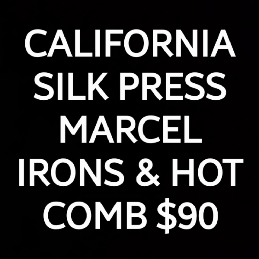 California Silk Press Marcel Irons at Weave King Hair Studio in Plano, TX