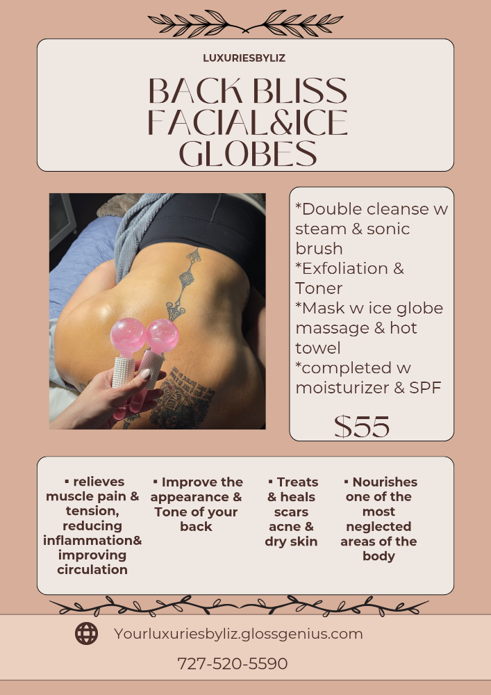 SEP Special Back Facial W Ice Globe