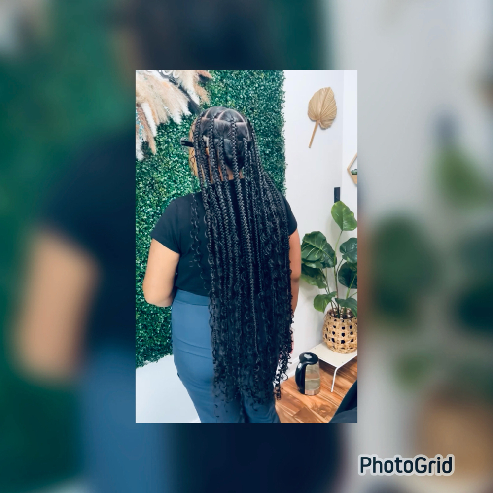 Passed Waist Large Box Braids