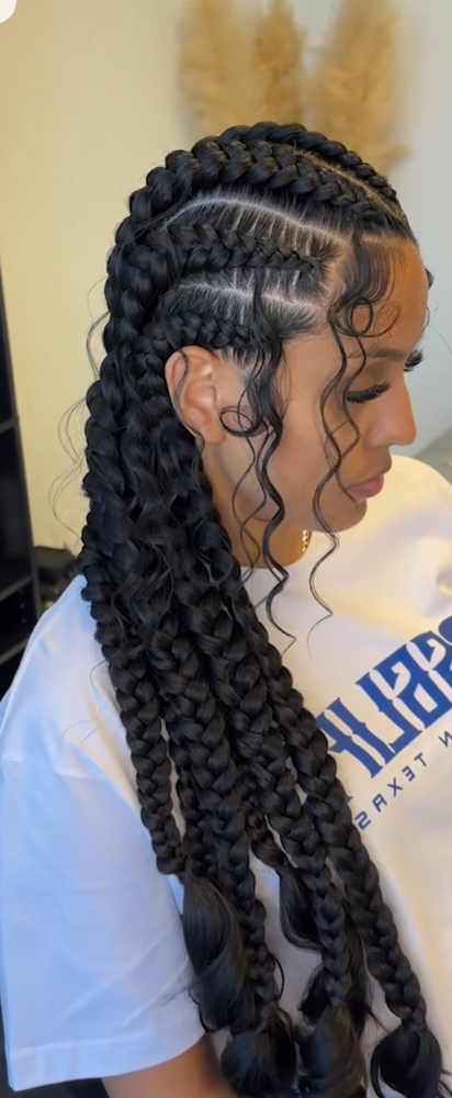Corn Row at D-Love Hair Braiding Center in Dracut, MA