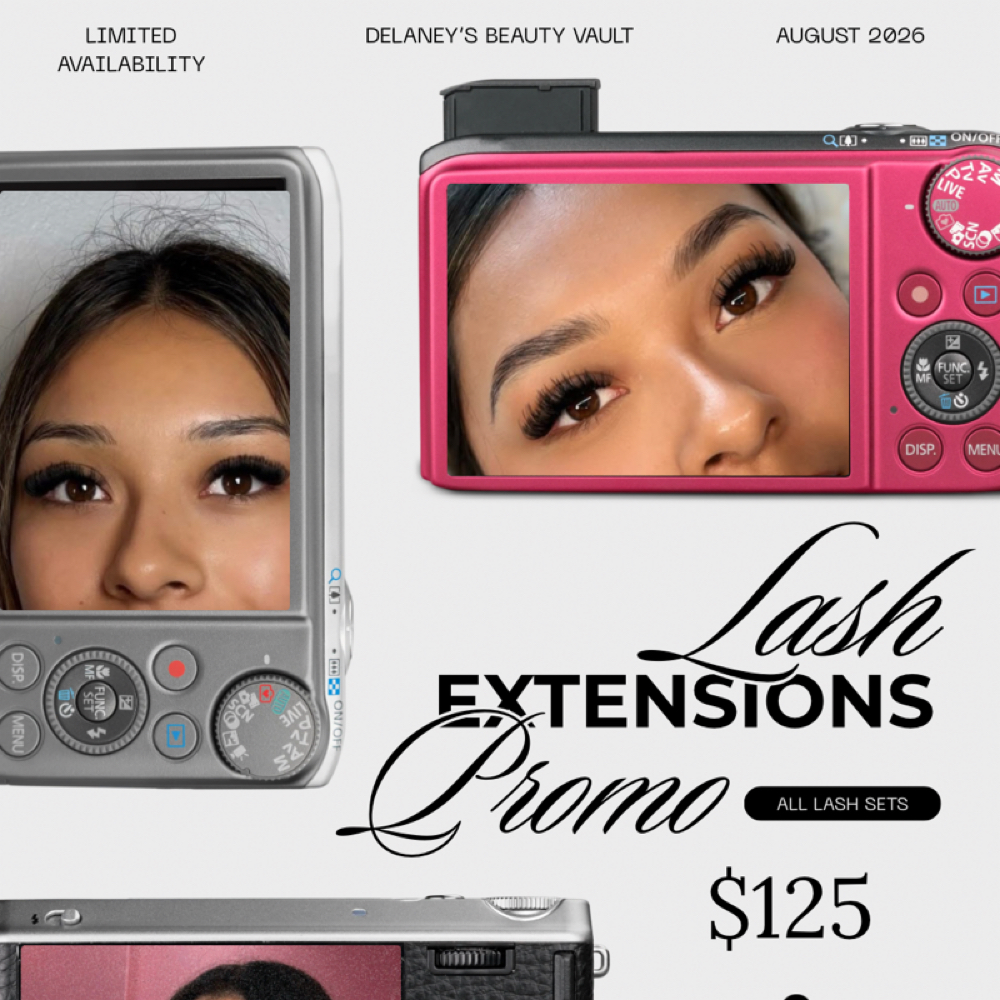 Any Full lash set at Delaneys Beauty Vault in Alice, TX
