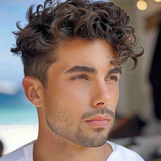 Men’s Perm with haircut