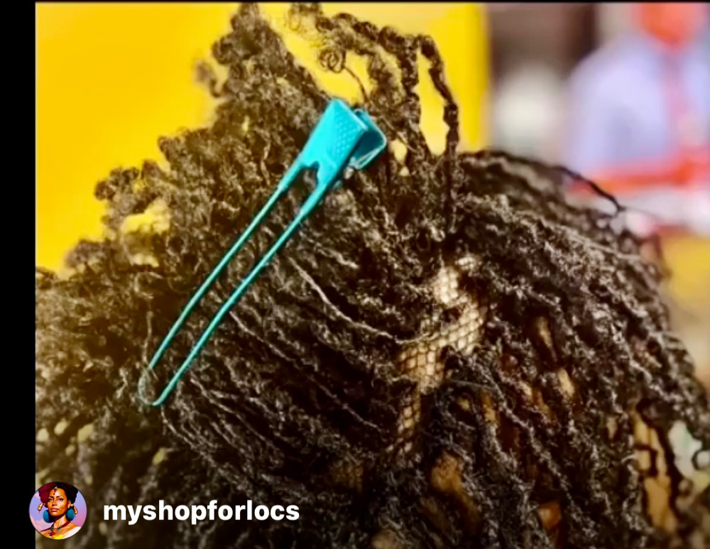 Microlocs 4-7 w/ Loc Crown Topper at U N I FOR HAIR LLC in North Charleston, SC