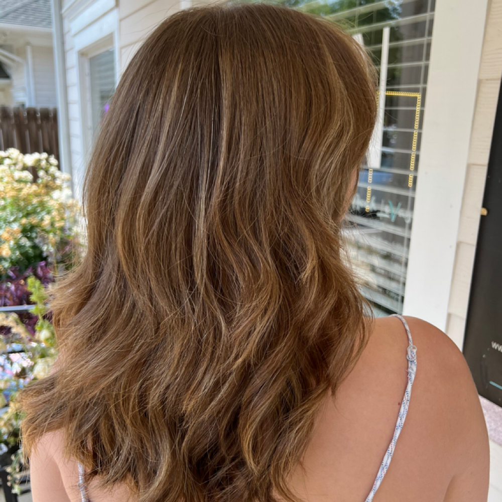Partial Foilayage at Elysie Rae Hair Studio in Kennesaw, GA