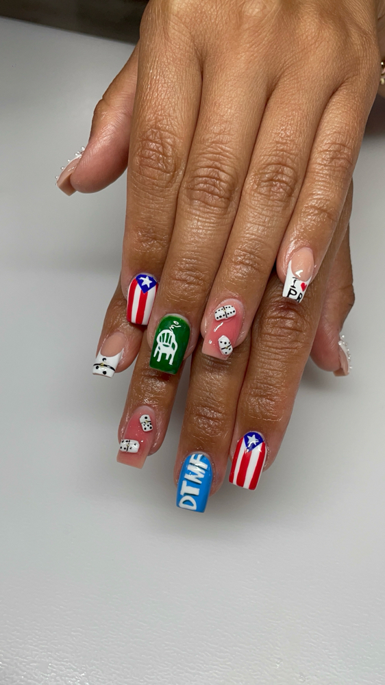Fullset Nail Art/Characters Painted