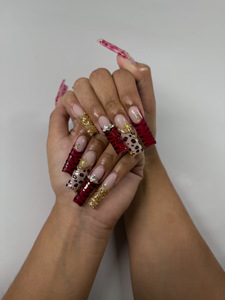 Long Acrylic Full Set