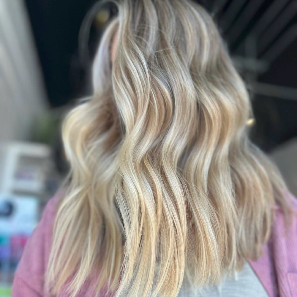 Full Custom Lightening at influx salon in Merrimac, MA