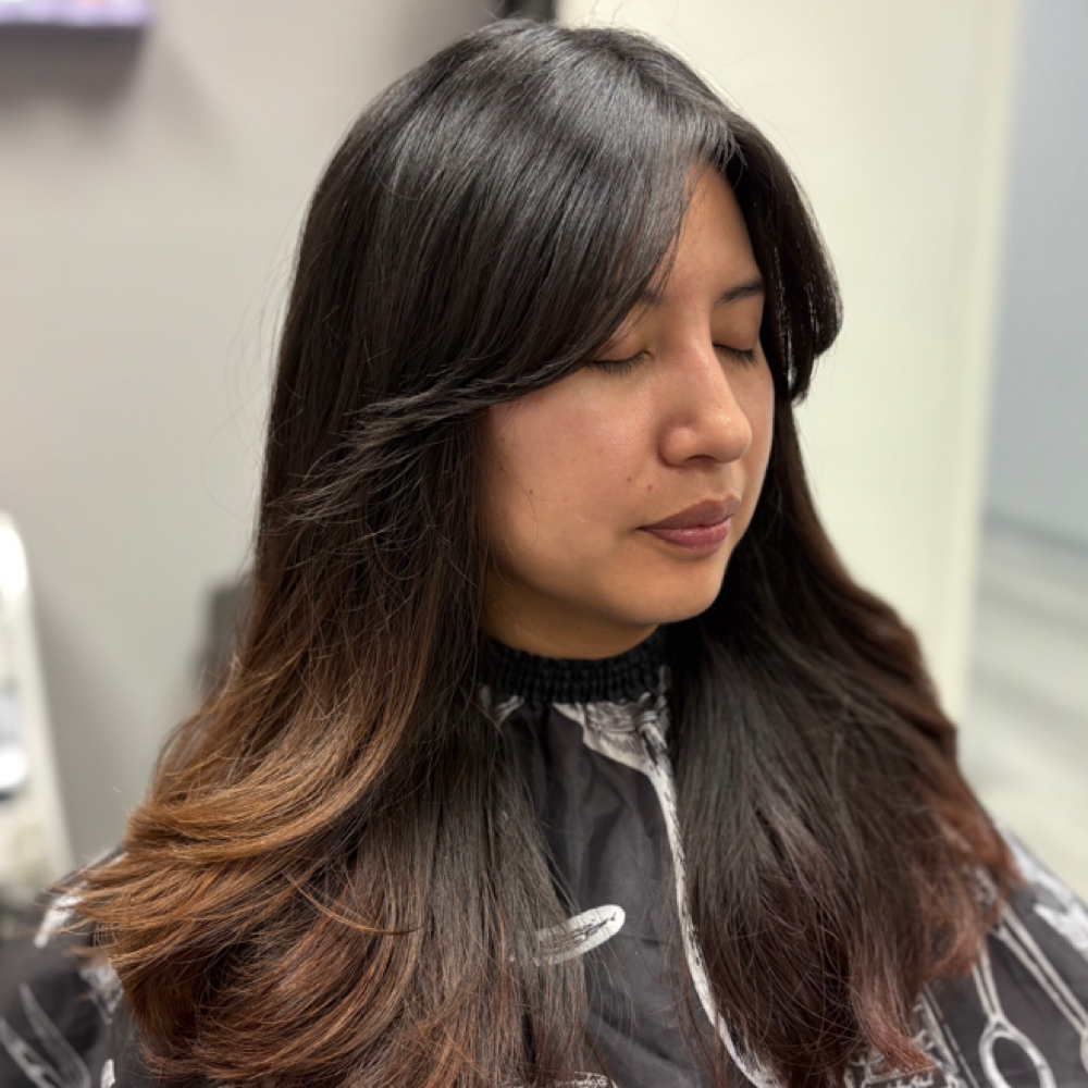 Bang Trim/Face Frame Refresh at Christ and Cosmetology in Fresno, CA