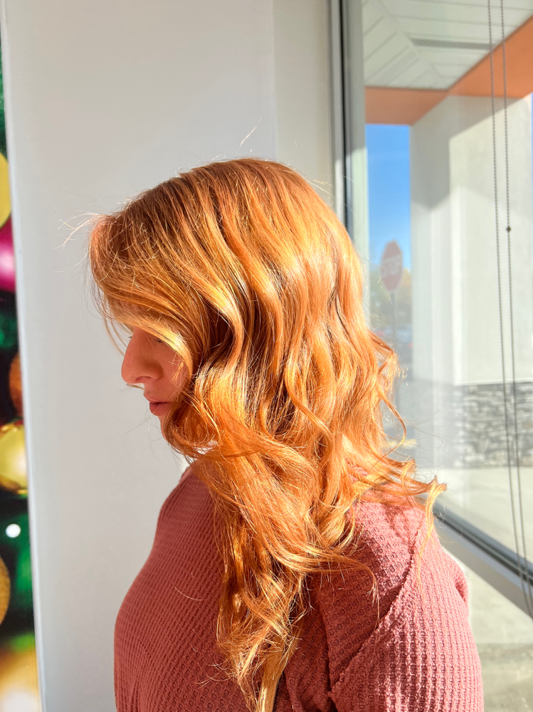 Gloss Or Toner With Blowout