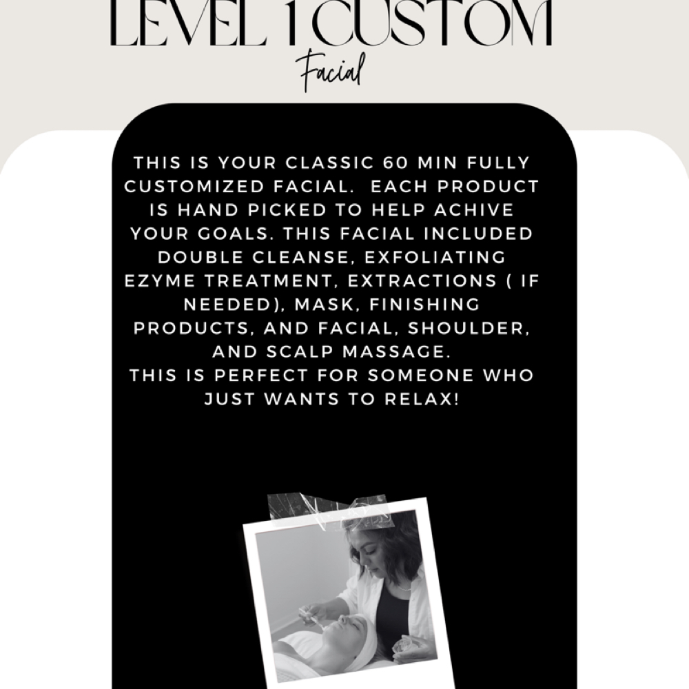 LEVEL 1 CUSTOM FACIAL at Aesthetics By Abigail Hernandez in Mustang, OK