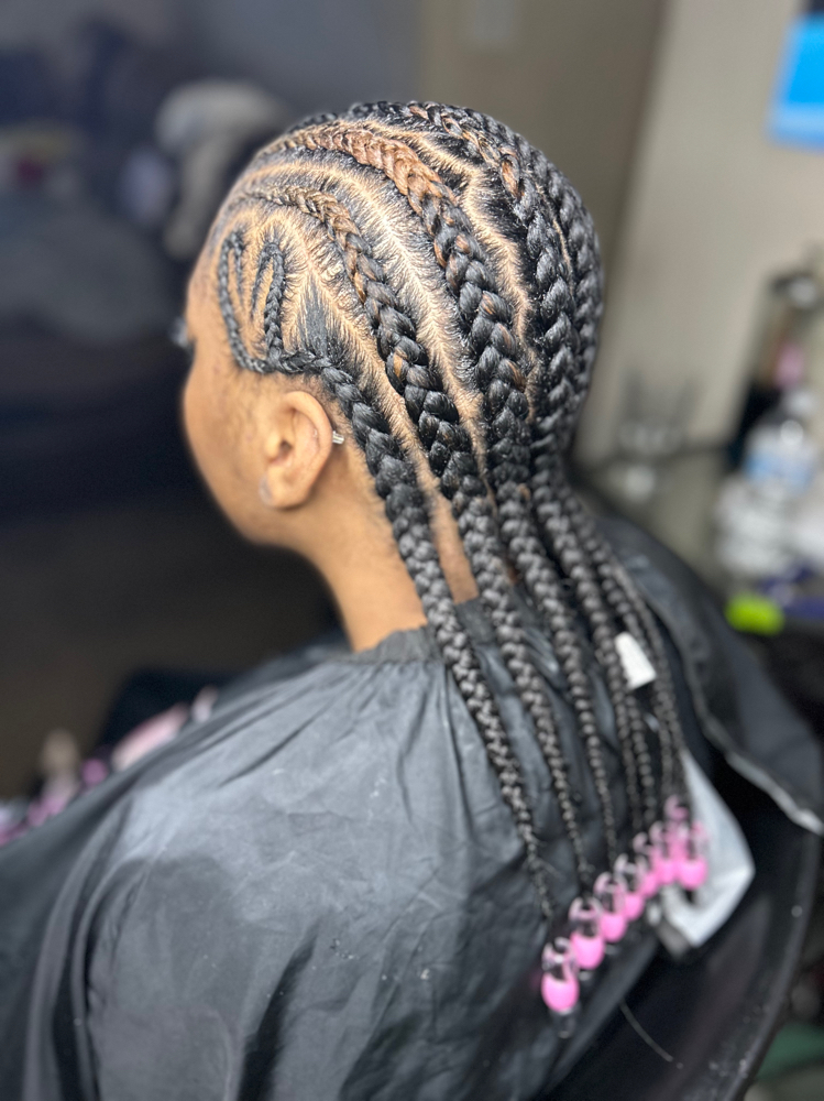 8 Feed-in Braids