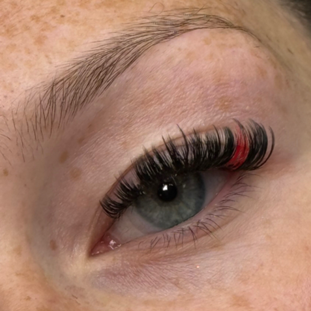 Pop of Color or Glitter at Lashed Out by MK in Rochester, NY