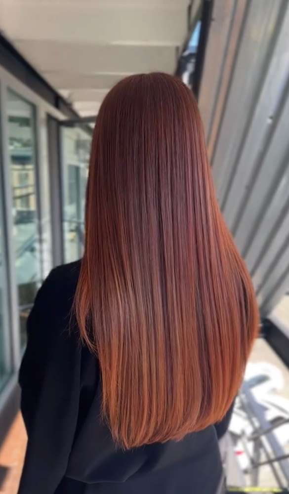 Long Haircut + Styling