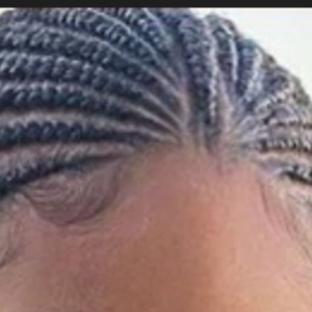 Tribal (fulani)feed-in braids