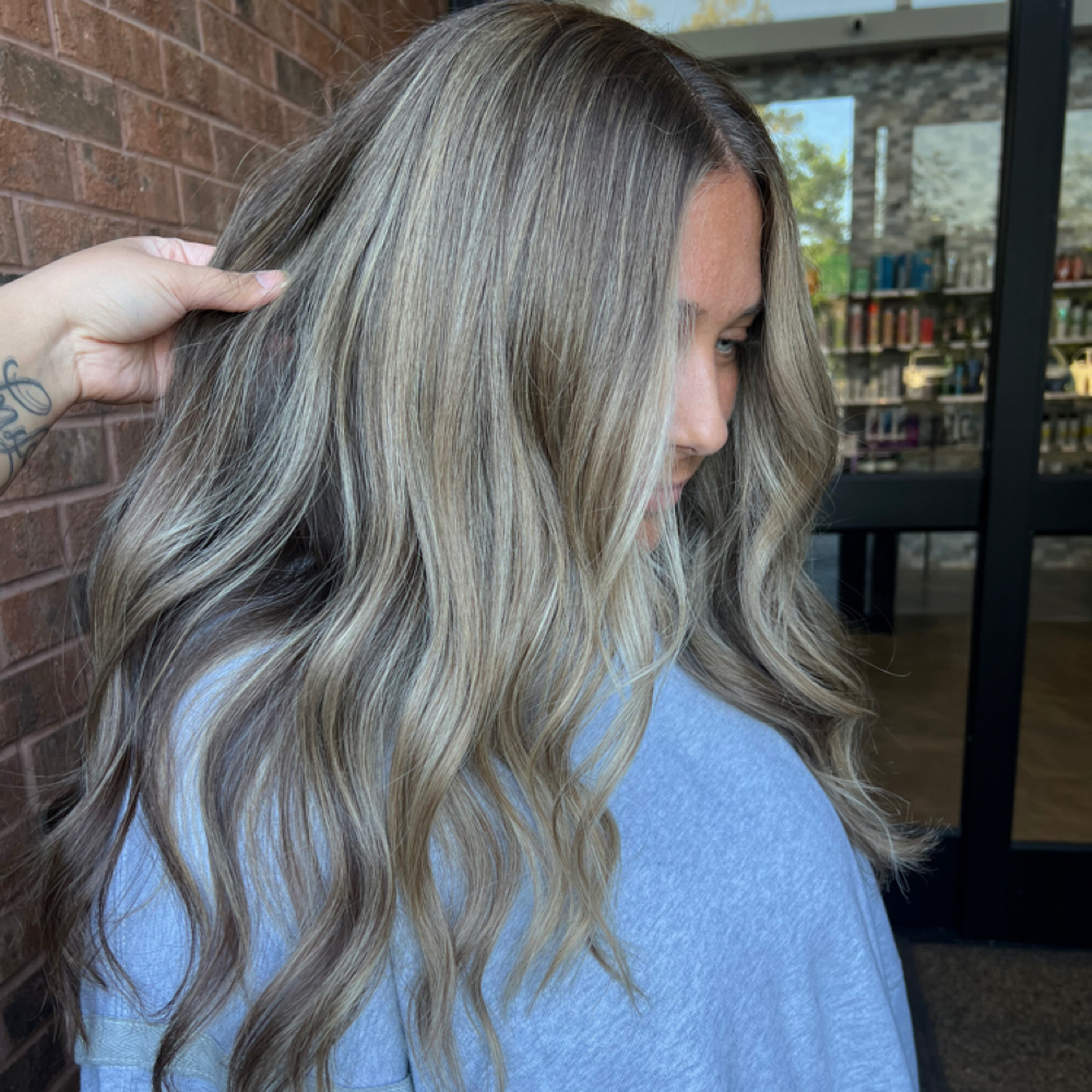 Partial Custom Blonding + Haircut at Melony Southavong in Blackwood, NJ