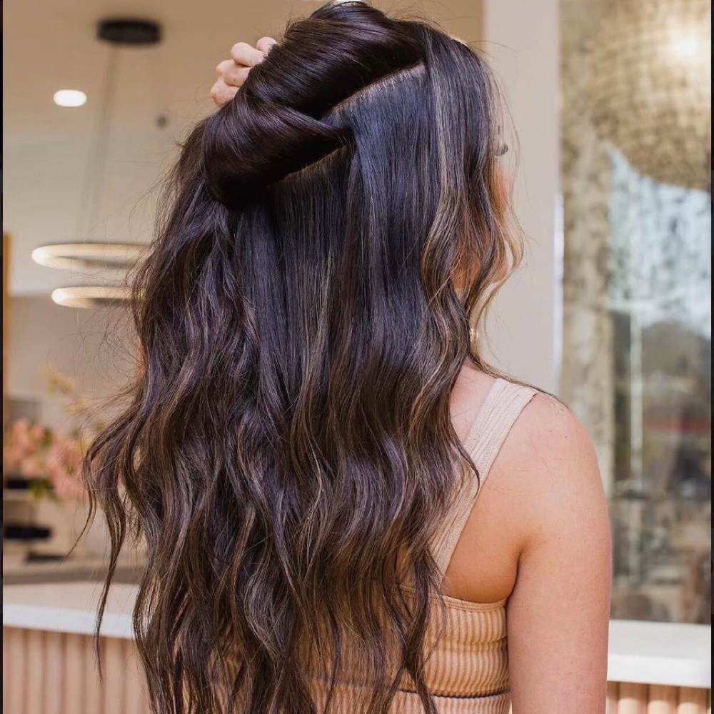 Hand Tied Extensions at Beach Babe Beauty Co in Wilmington, NC