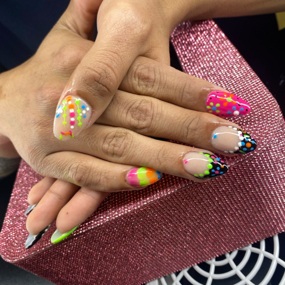 😛Acrylic Full Set - Medium😛 at Tiara’s Luxurious Claws in Avon, IN