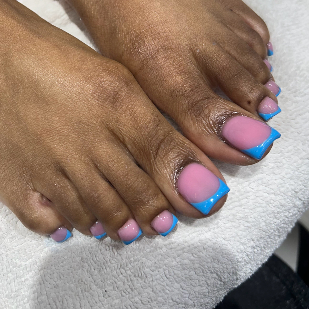 acrylic toe fullset