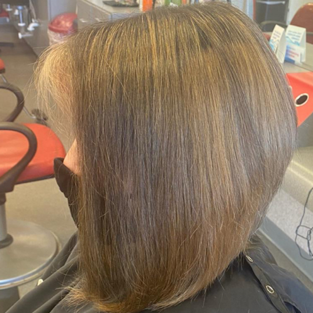 Haircut and style at Perfectly Petty Hair in Colorado Springs, CO