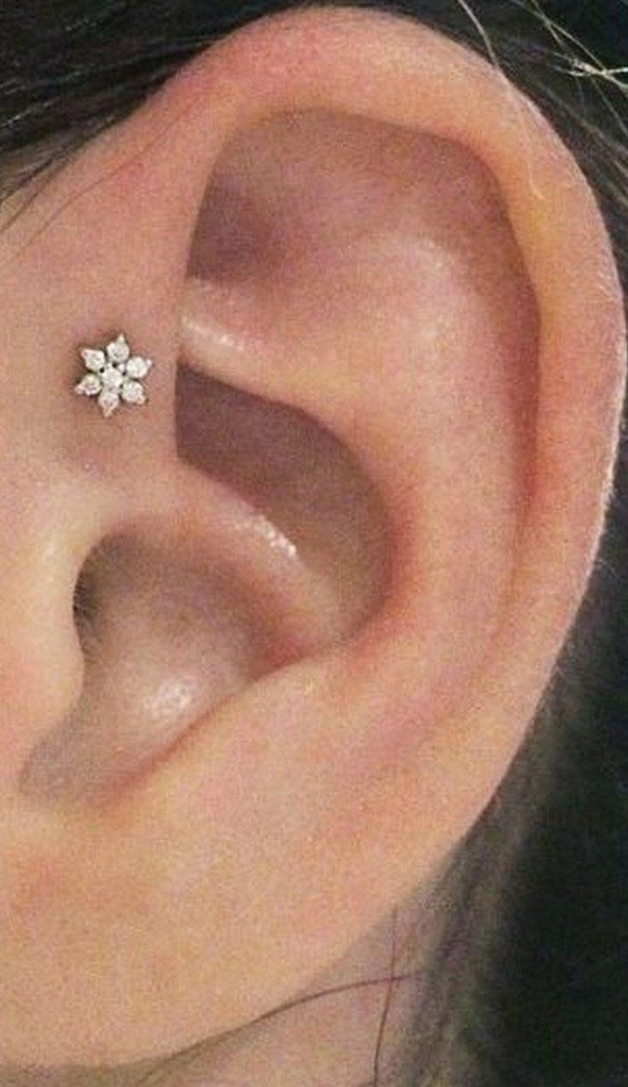 Forward Helix Piercing at Makenzie/Serpent & Sage in Watertown, NY