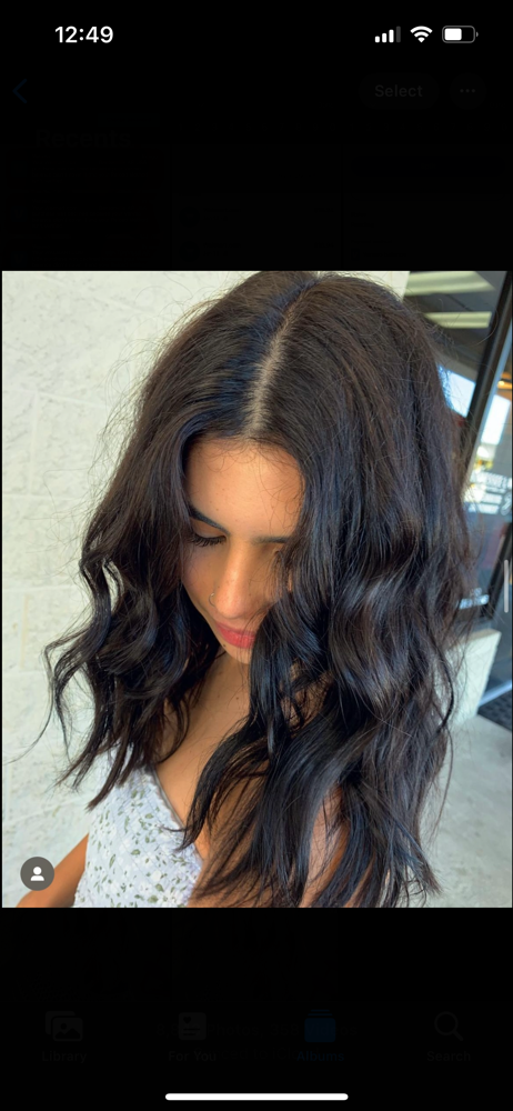 Root Touch Up Color And Blow Out