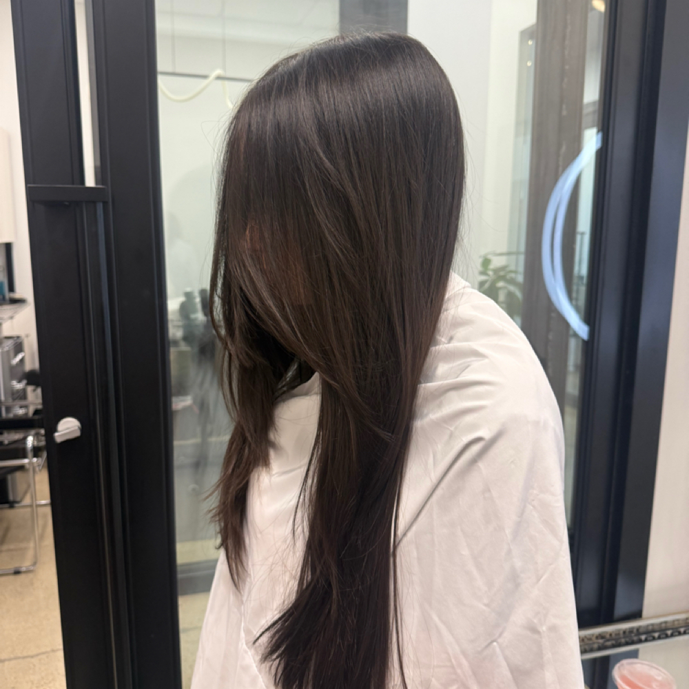 All Over Color Long With Blow Dry at Hair By The Rox in Laguna Hills, CA