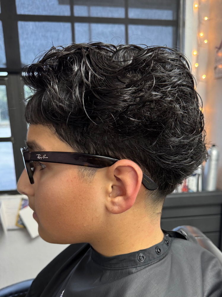 Kids Clipper Cut With Curls