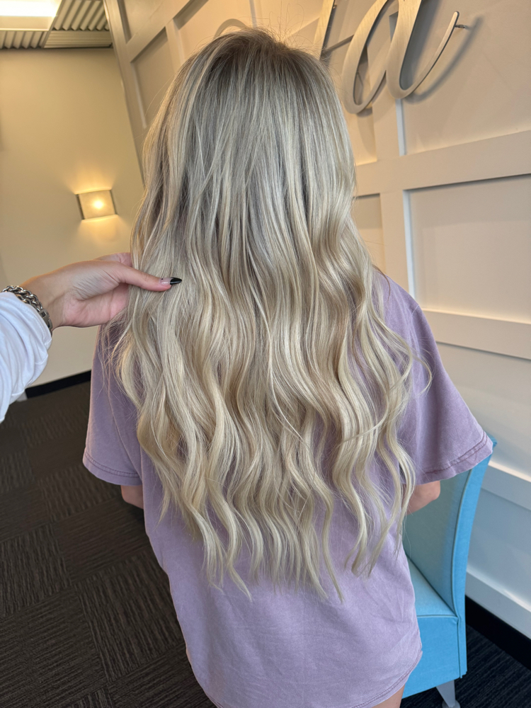 Full Blonding Experience + Cut