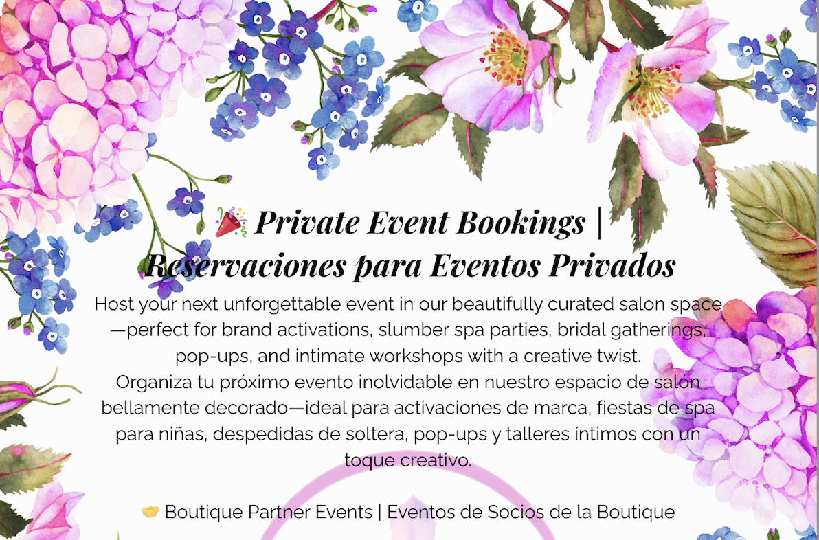 Private Event Bookings