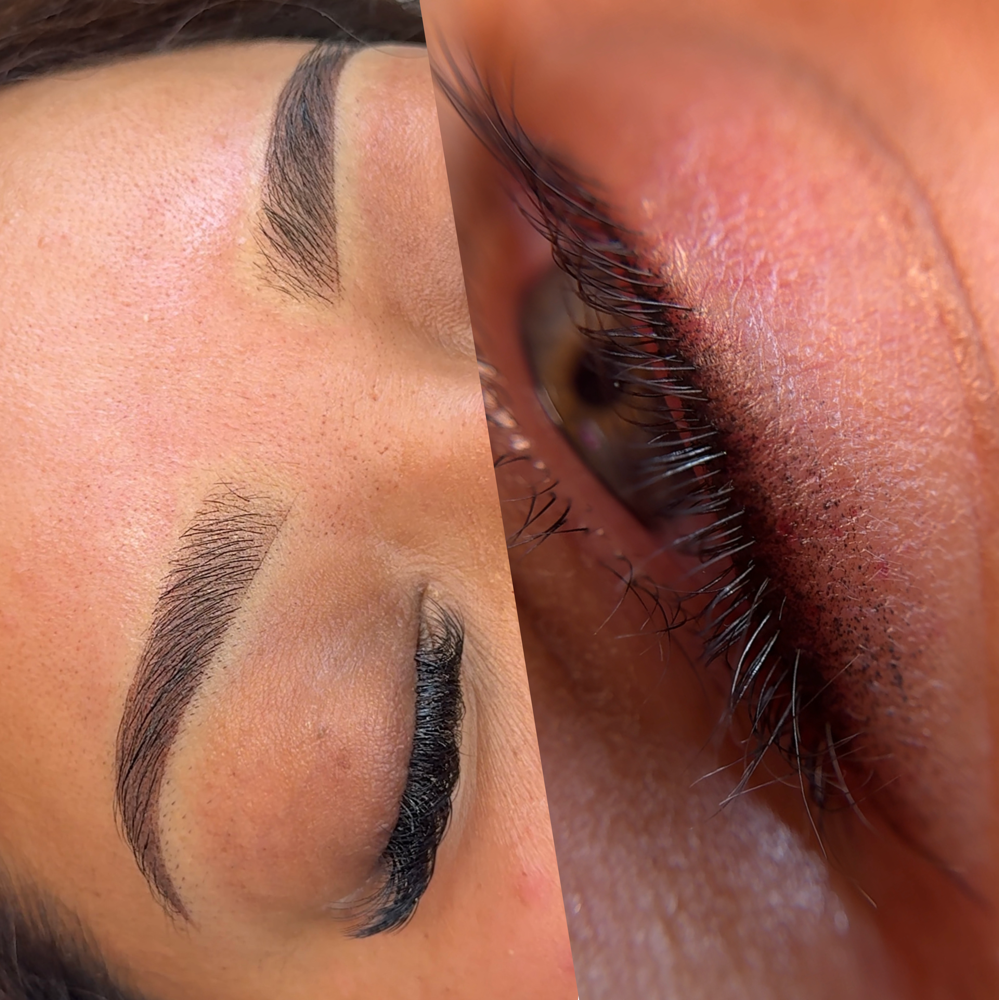 Duo: Eyebrows And Eyeliner