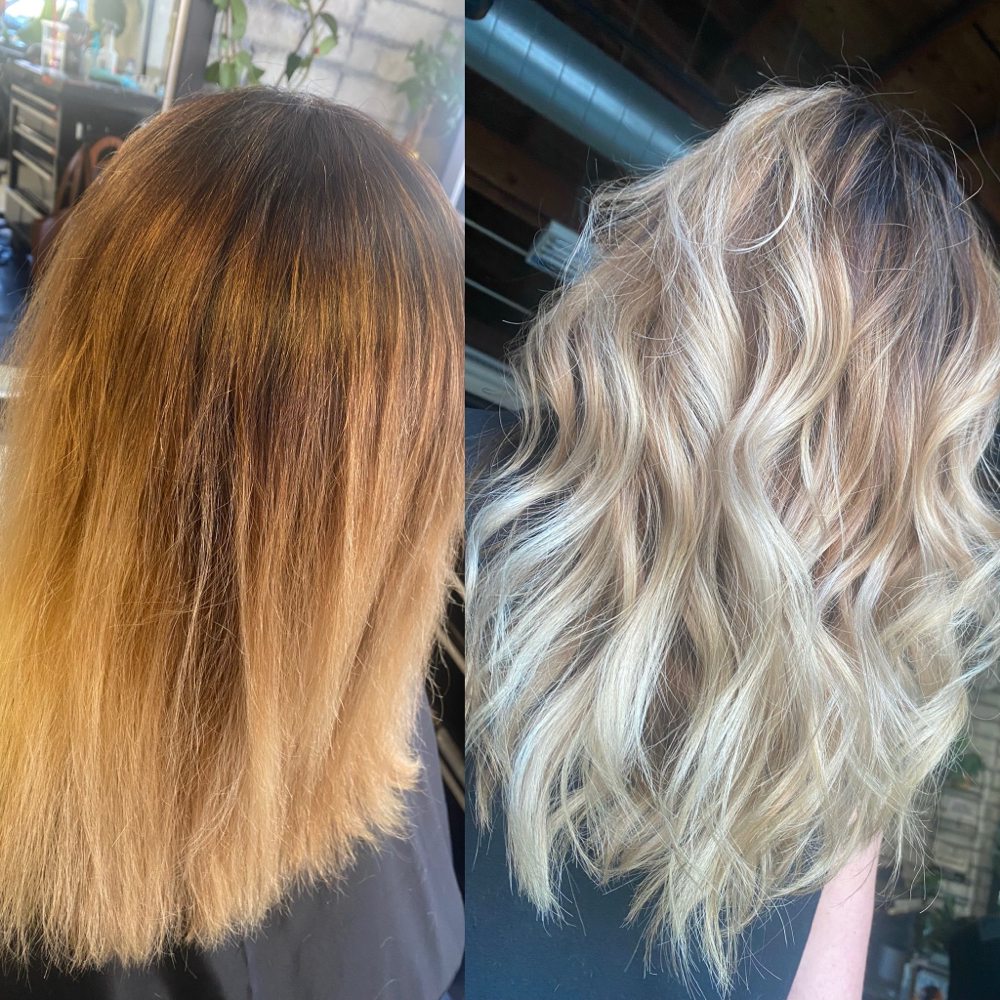 Blonding🤍 with Kaitlin