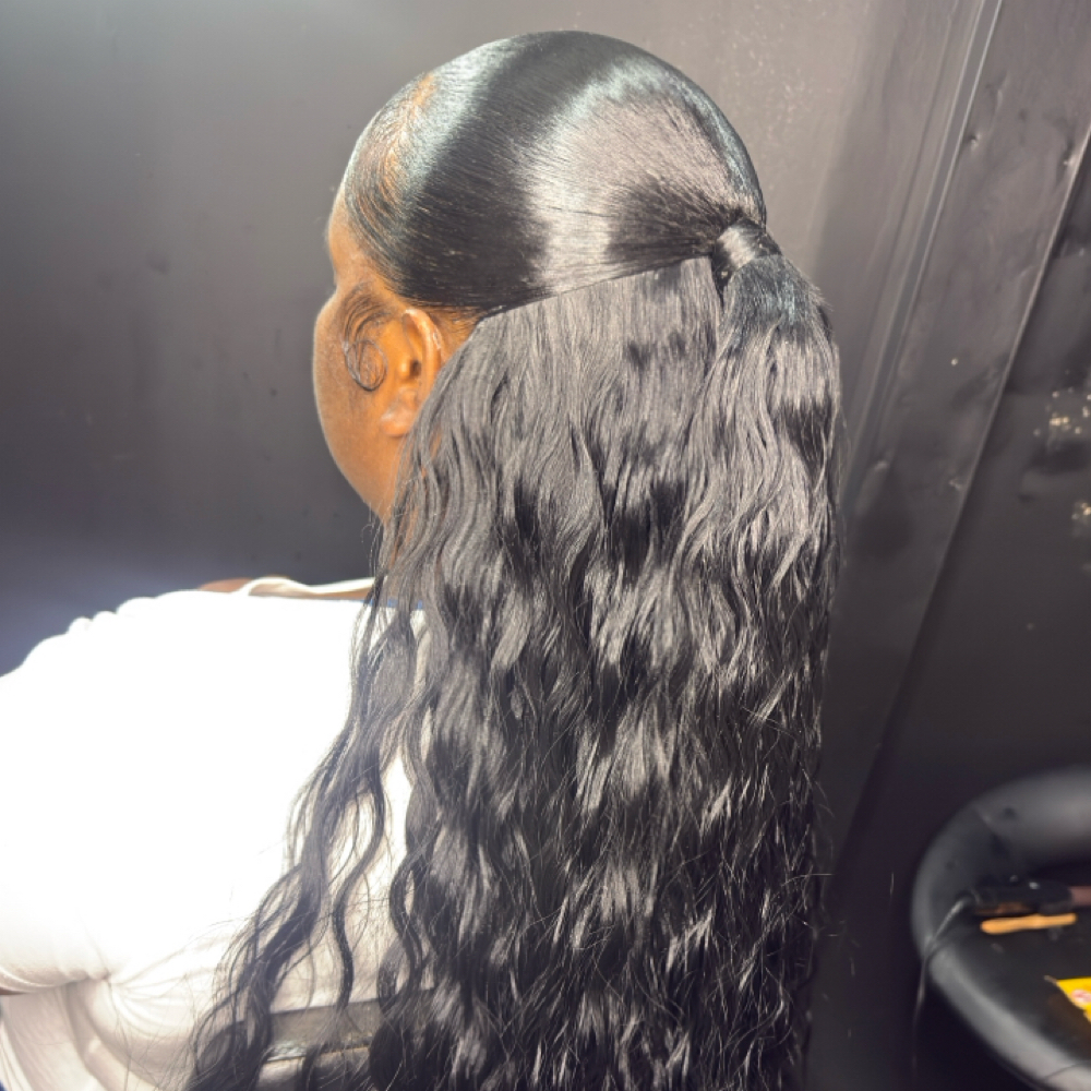 Half Up Half Down at Chanele Xtensions in Millville, NJ
