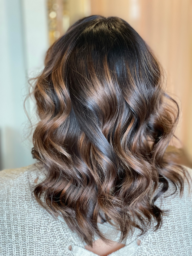 Partial balayage Thin/short Hair