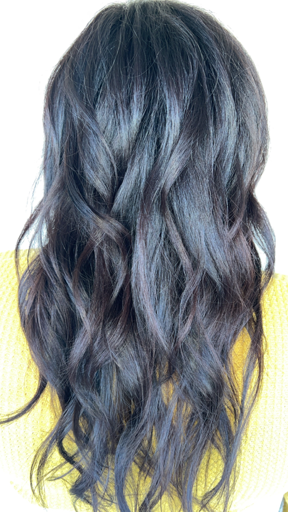 Hair blowout at Pinki's Shear Beauty in Trenton, TN