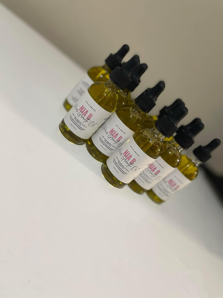 Herbal Growth Oil at Nia B Braids in Pooler, GA