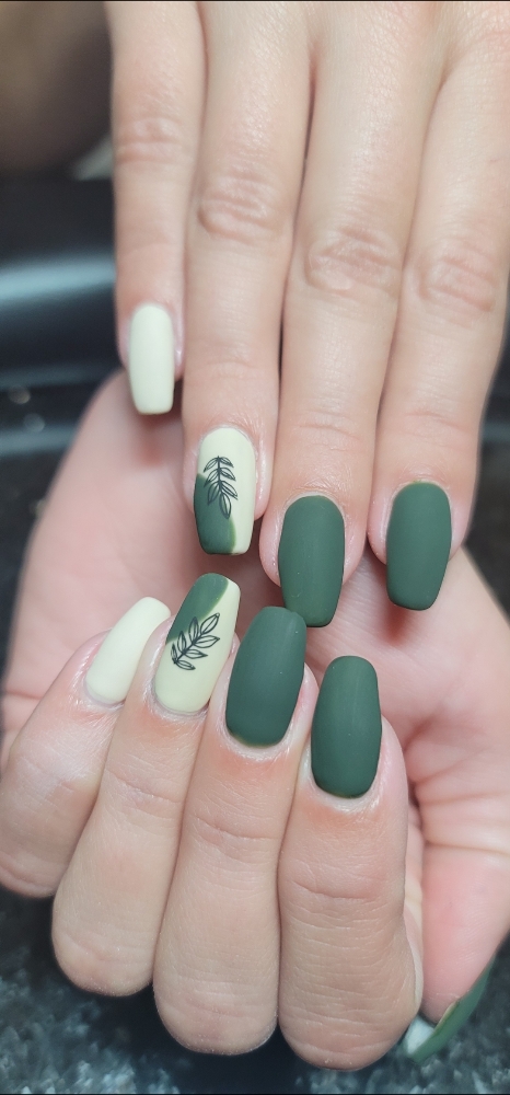 Nail Stamping 1-3 Nails at At Your Fingertips Nail Salon in Escanaba, MI