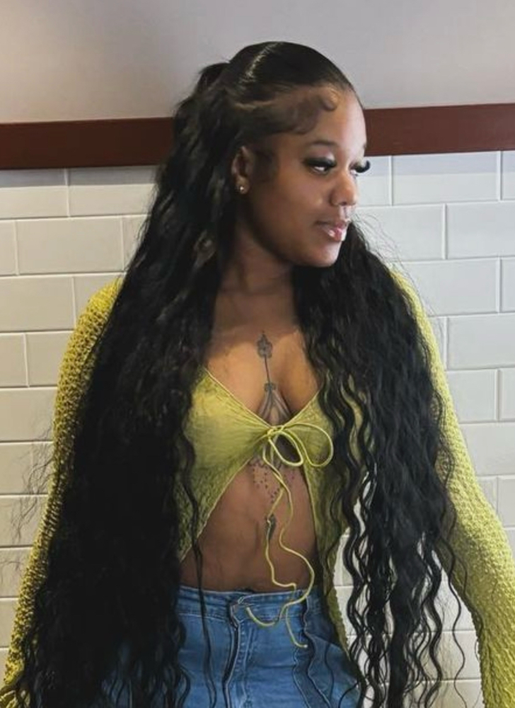 Jayla Half Up Half Down at Shanell Lux in Cincinnati, OH