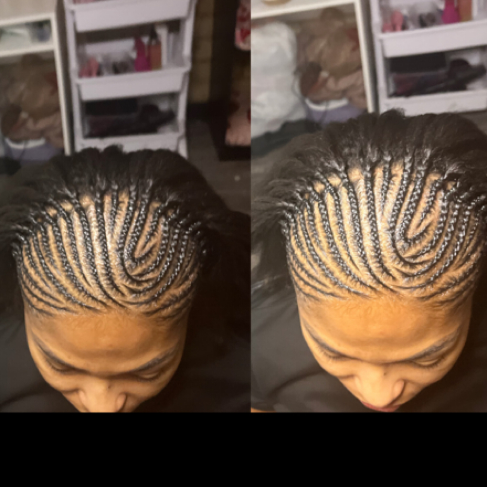 Natural Fulani (FRONT ONLY) at Braids By Nasia in Tempe, AZ