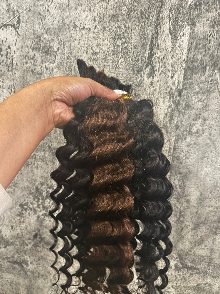 human hair color blend (2colmix) at SLICKDBYVIC in Raleigh, NC