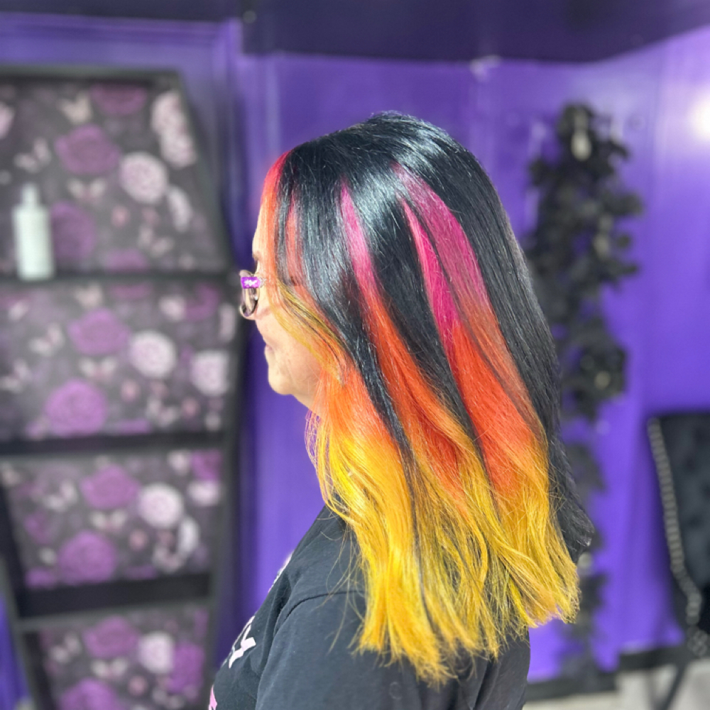 Double Process Color With Vivids at Grace&Glamour Beauty in Dexter, MO