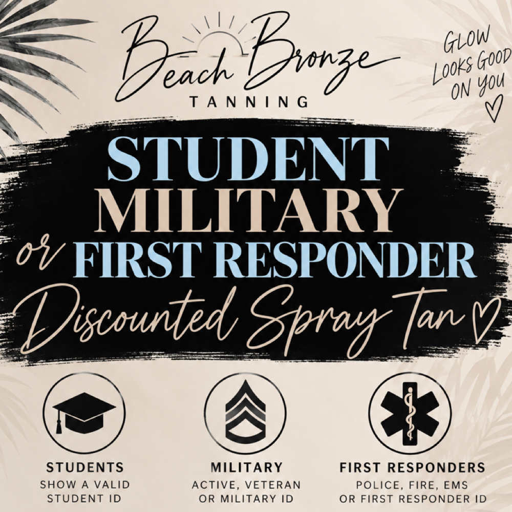 Student & Service Discount at Beach Bronze Tanning in Plymouth, MA