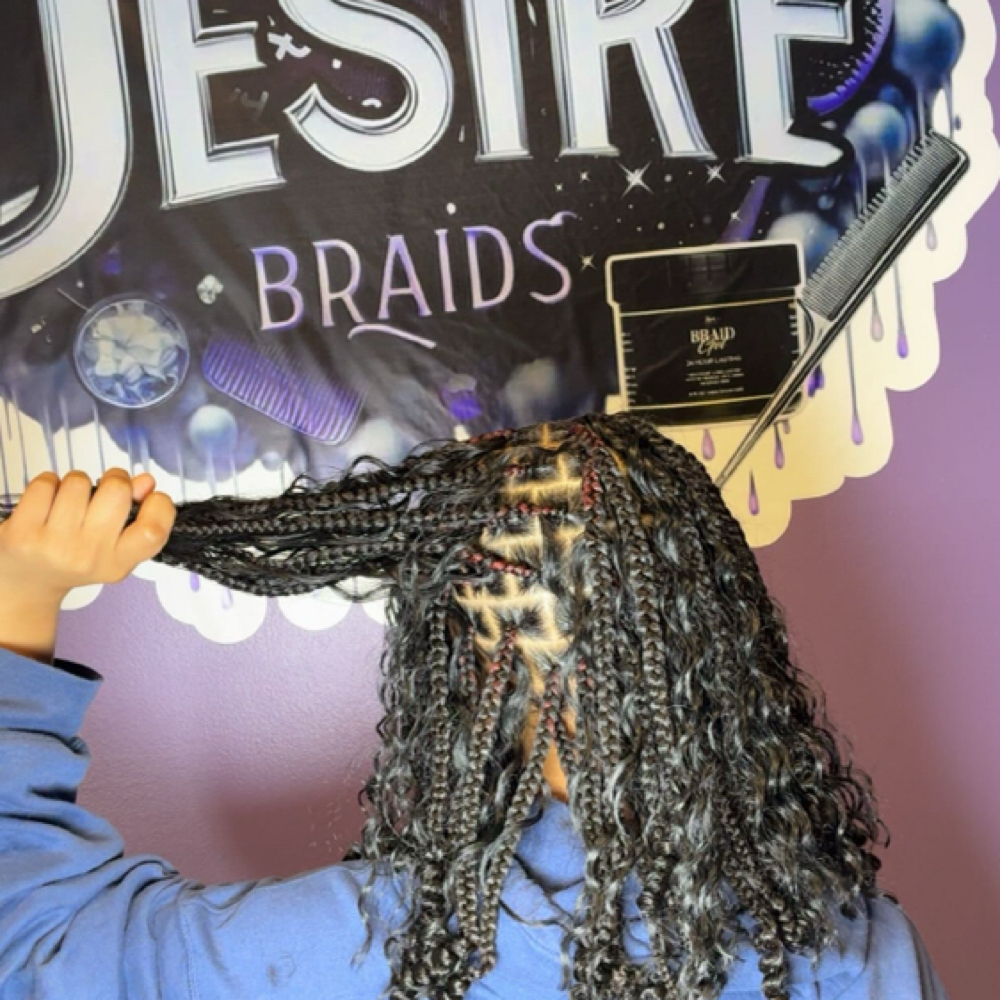 Medium Boho Bob at Desire Braids in Wichita, KS